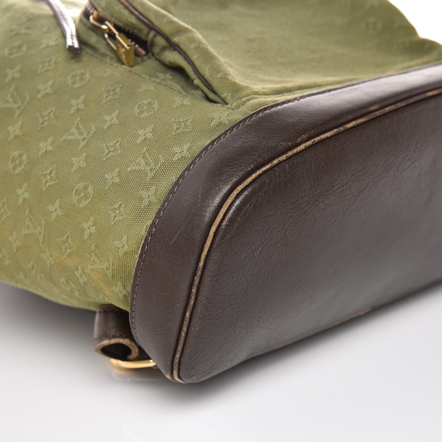 Louis Vuitton Mini Monogram Montsouris GM Backpack Kaki 5 of 13