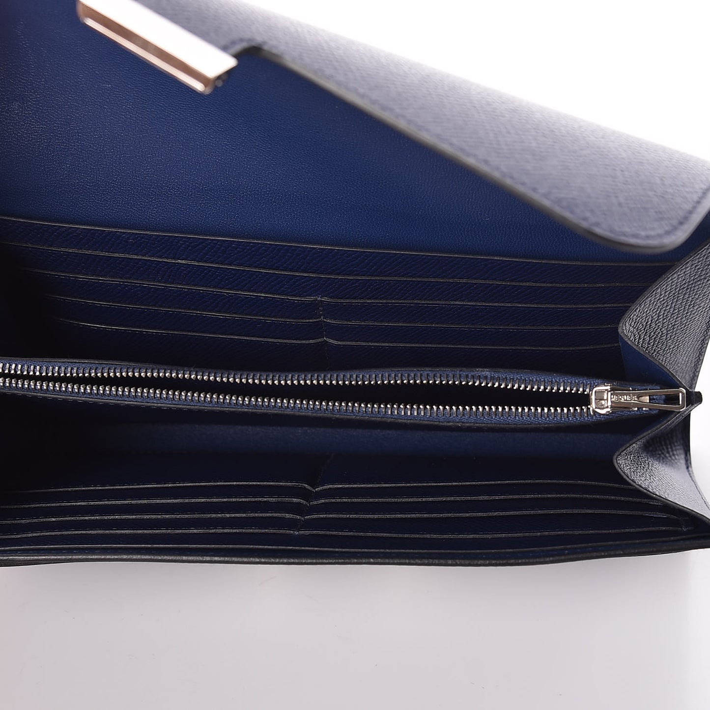 Epsom Constance Long Wallet Bleu Saphir