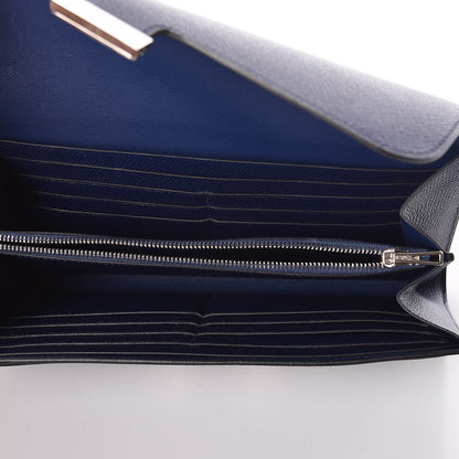 Hermes Epsom Constance Long Wallet Bleu Saphir 5 of 8