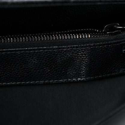Chanel Caviar Quilted City Shopping Tote Black 11 of 14