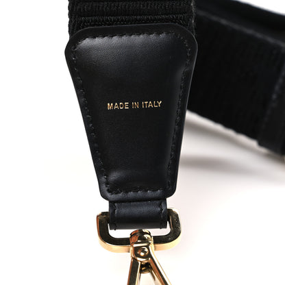 Fendi Jacquard Ribbon Vitello King FF Bi-Color Intreccio Adjustable Strap You Black 6 of 7