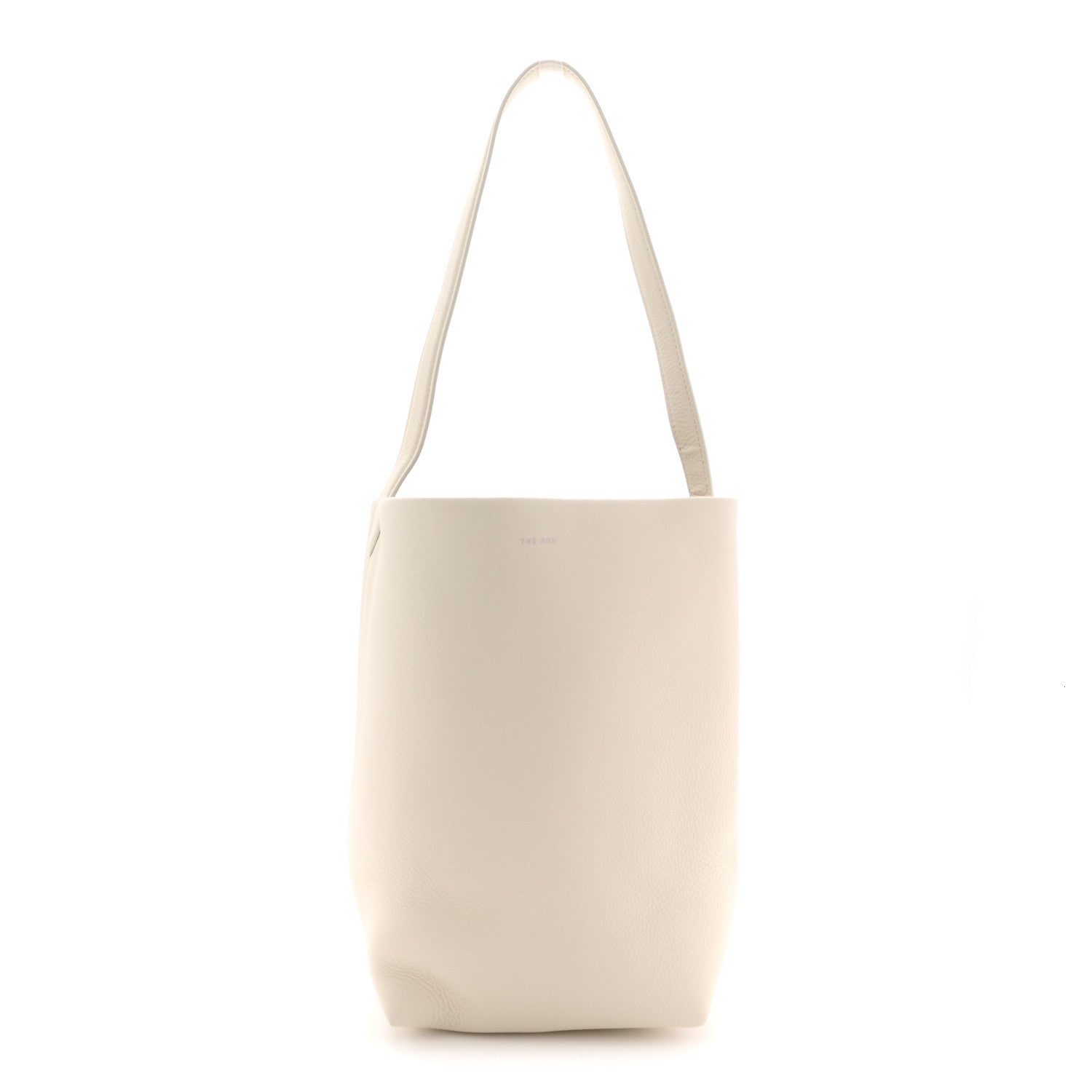 The Row Grained Calfskin Medium N/S Park Tote Ivory 1 of 13