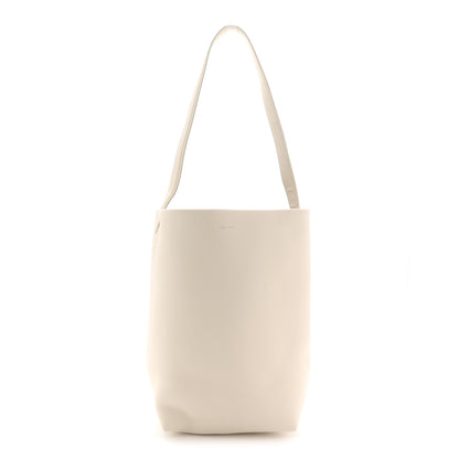 The Row Grained Calfskin Medium N/S Park Tote Ivory 1 of 13