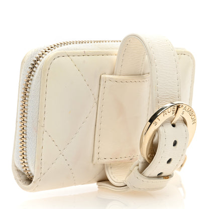 Chanel Shiny Lambskin Coin Purse Bracelet White 3 of 9