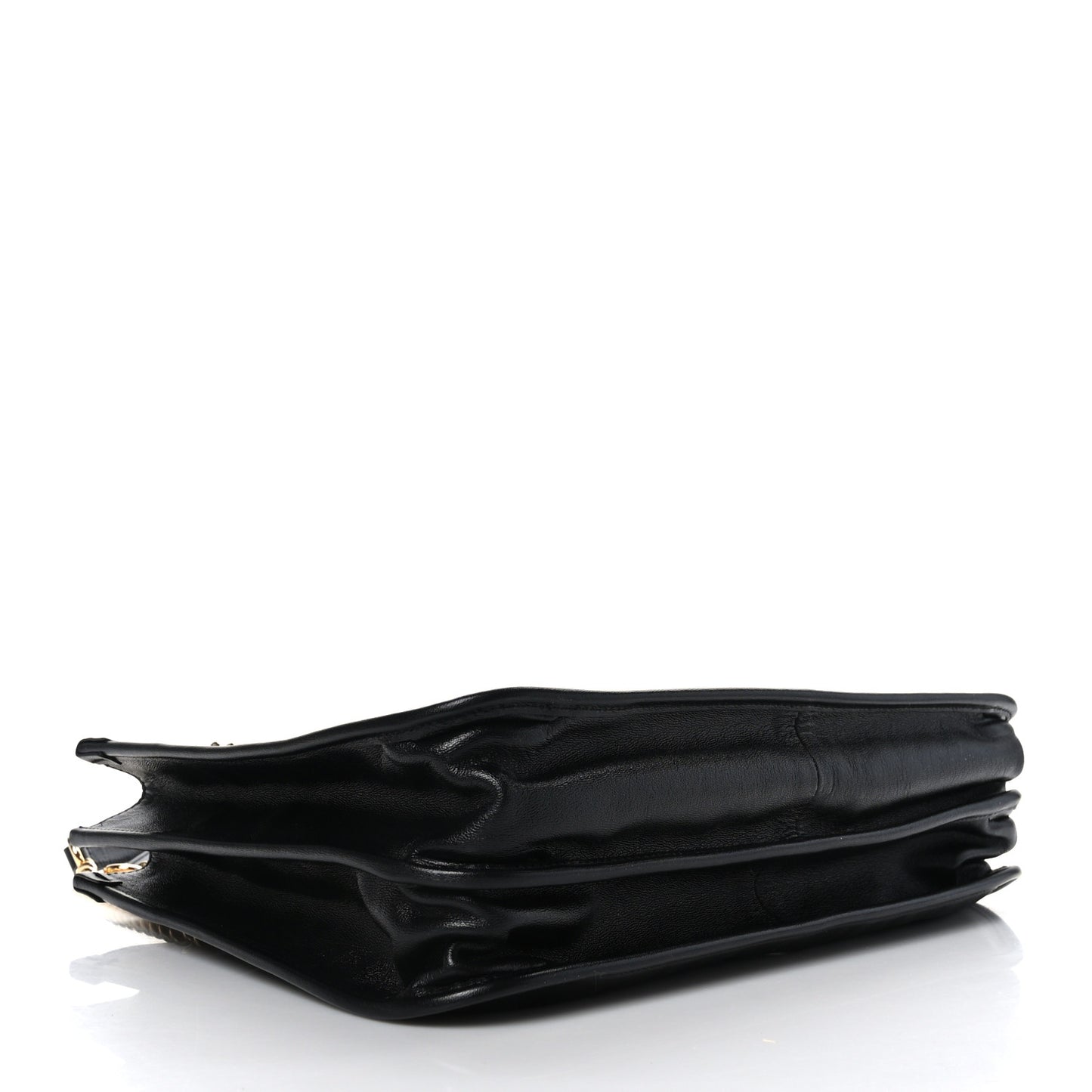 New Sakai Calfskin Lux Medium Horsebit 1955 Tote Bag Black