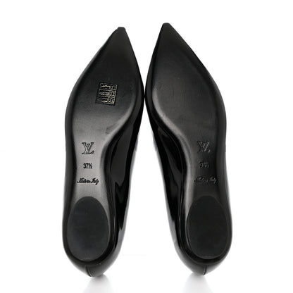 Louis Vuitton Patent Cosplay Ballerina Flat 37.5 Black 5 of 9