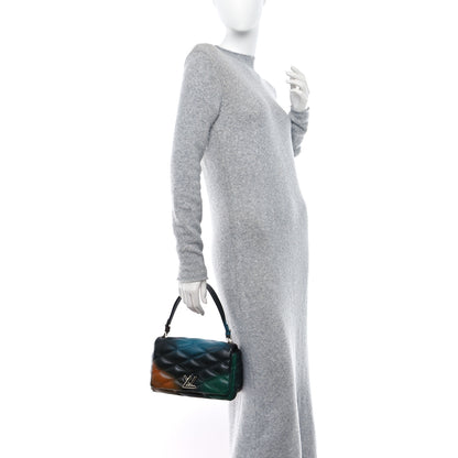 Louis Vuitton Lambskin Malletage GO-14 PM Hologram 2 of 10