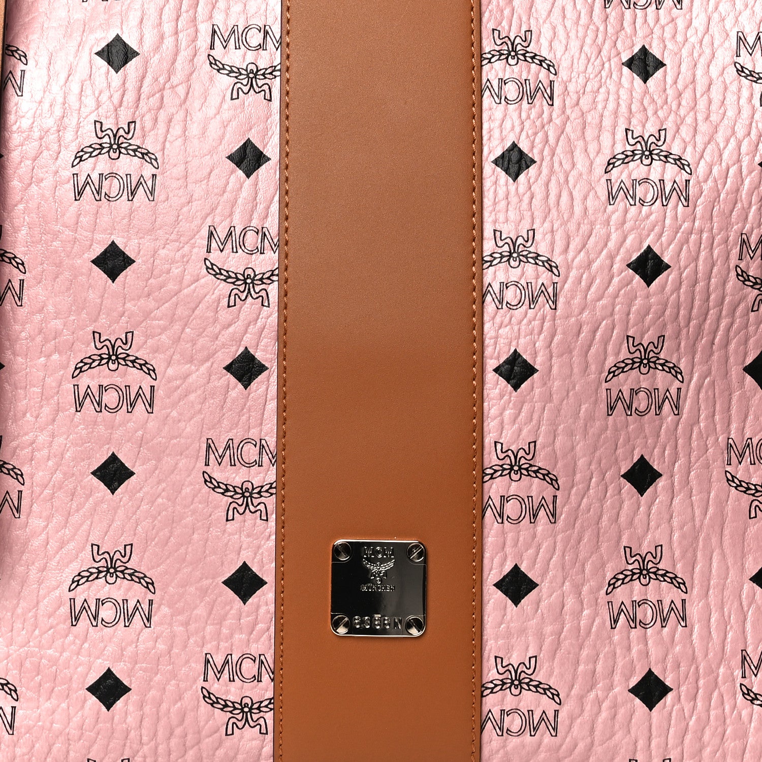 MCM Visetos Medium Klara Hobo Soft Pink 7 of 9
