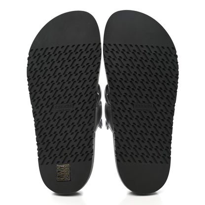 Hermes Nappa Extra Sandals 39 Gris Argent 5 of 9