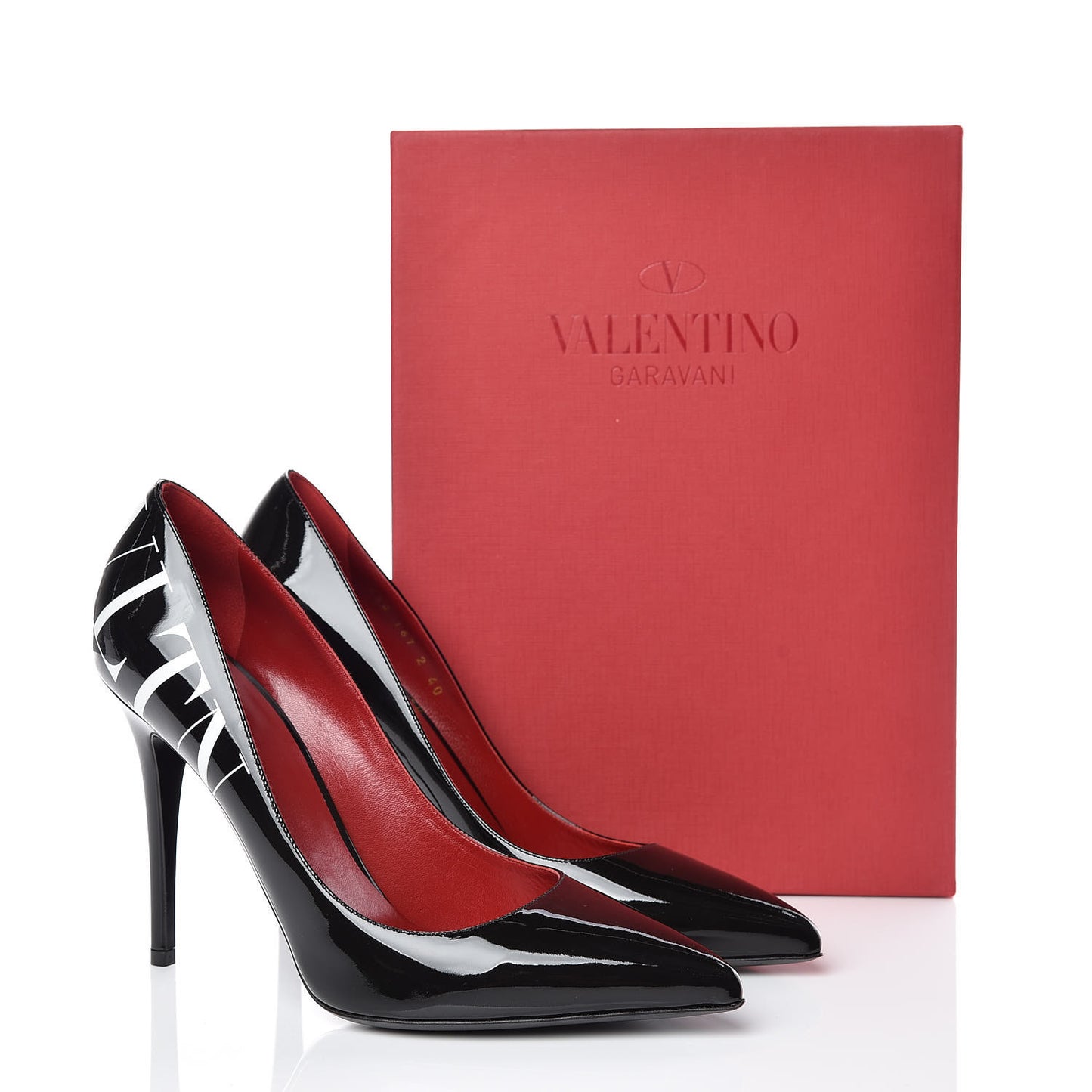 Patent VLTN 105mm Pumps 40 Black White