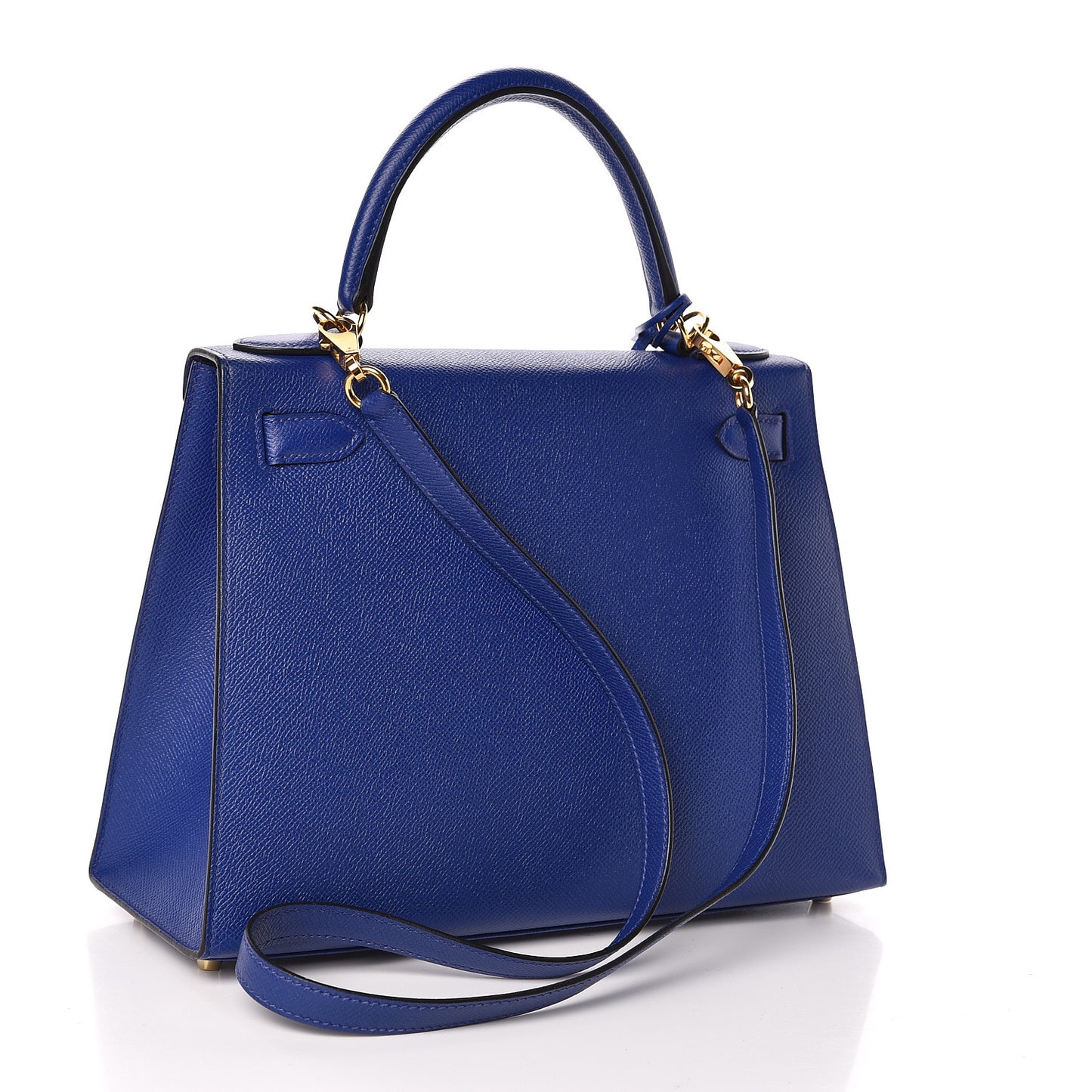 Epsom Kelly Sellier 28 Bleu Electrique