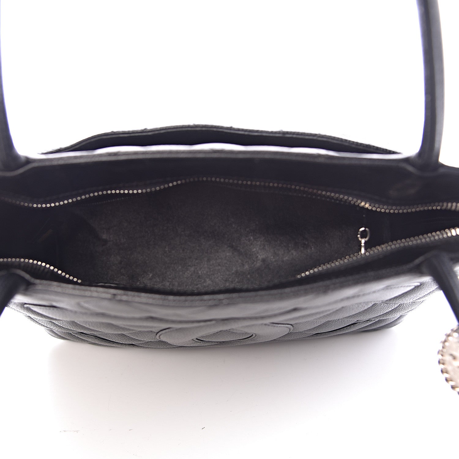Chanel Caviar Quilted Medallion Tote Black 5 of 10