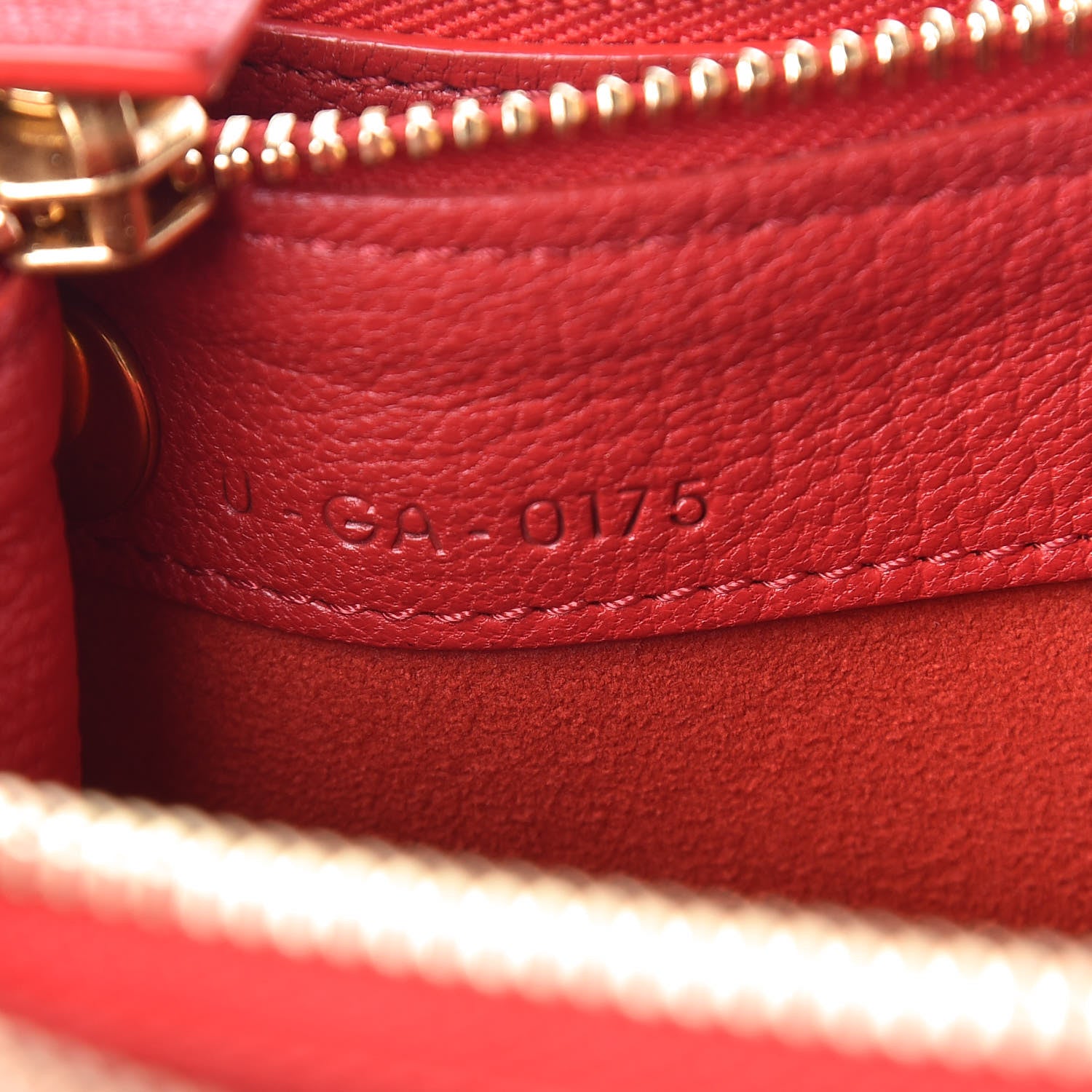 Celine Goatskin Large Trio Crossbody Bag Scarlet 9 of 12