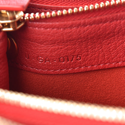 Celine Goatskin Large Trio Crossbody Bag Scarlet 9 of 12