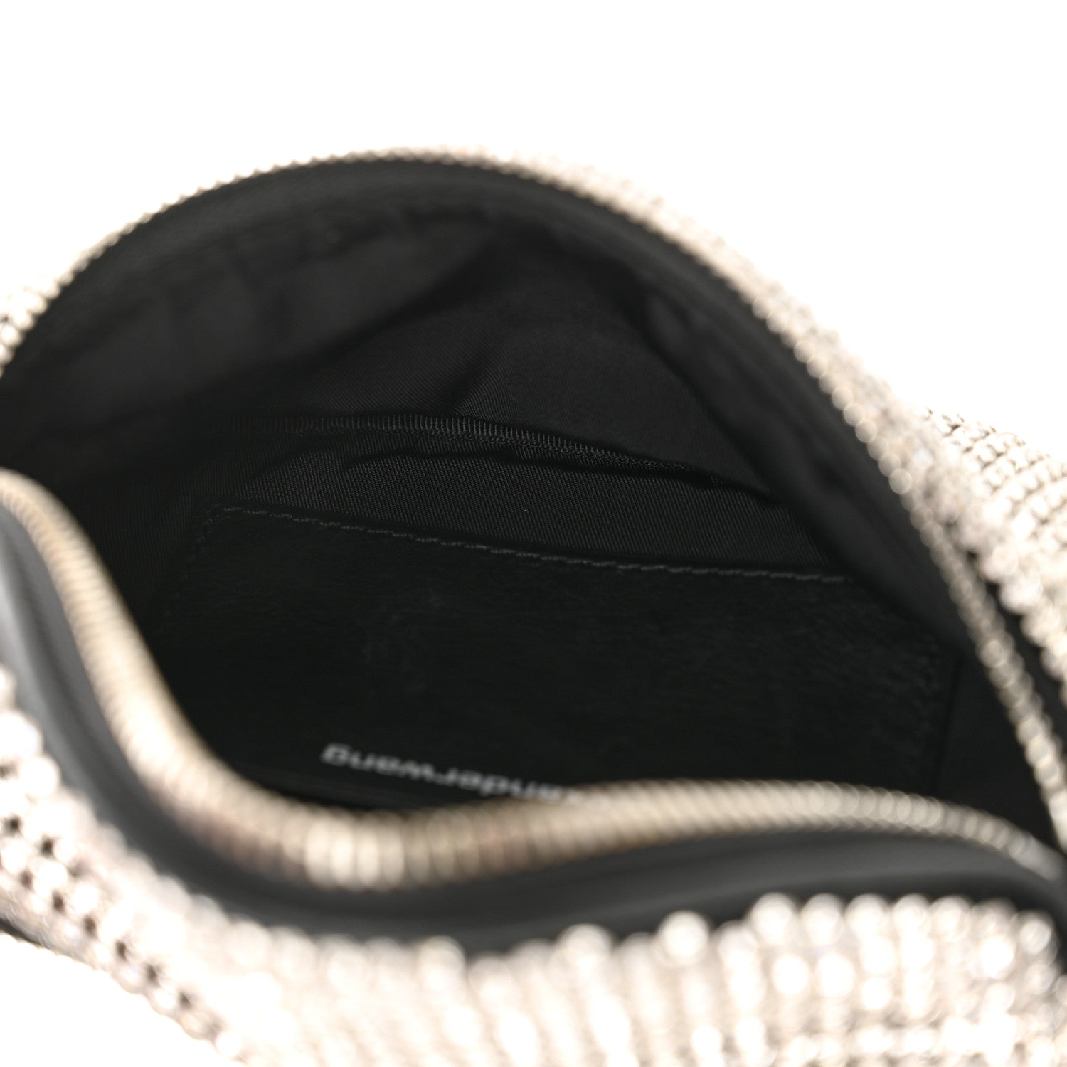 Alexander Wang Rhinestone Mesh Mini Attica Belt Bag Black 5 of 9