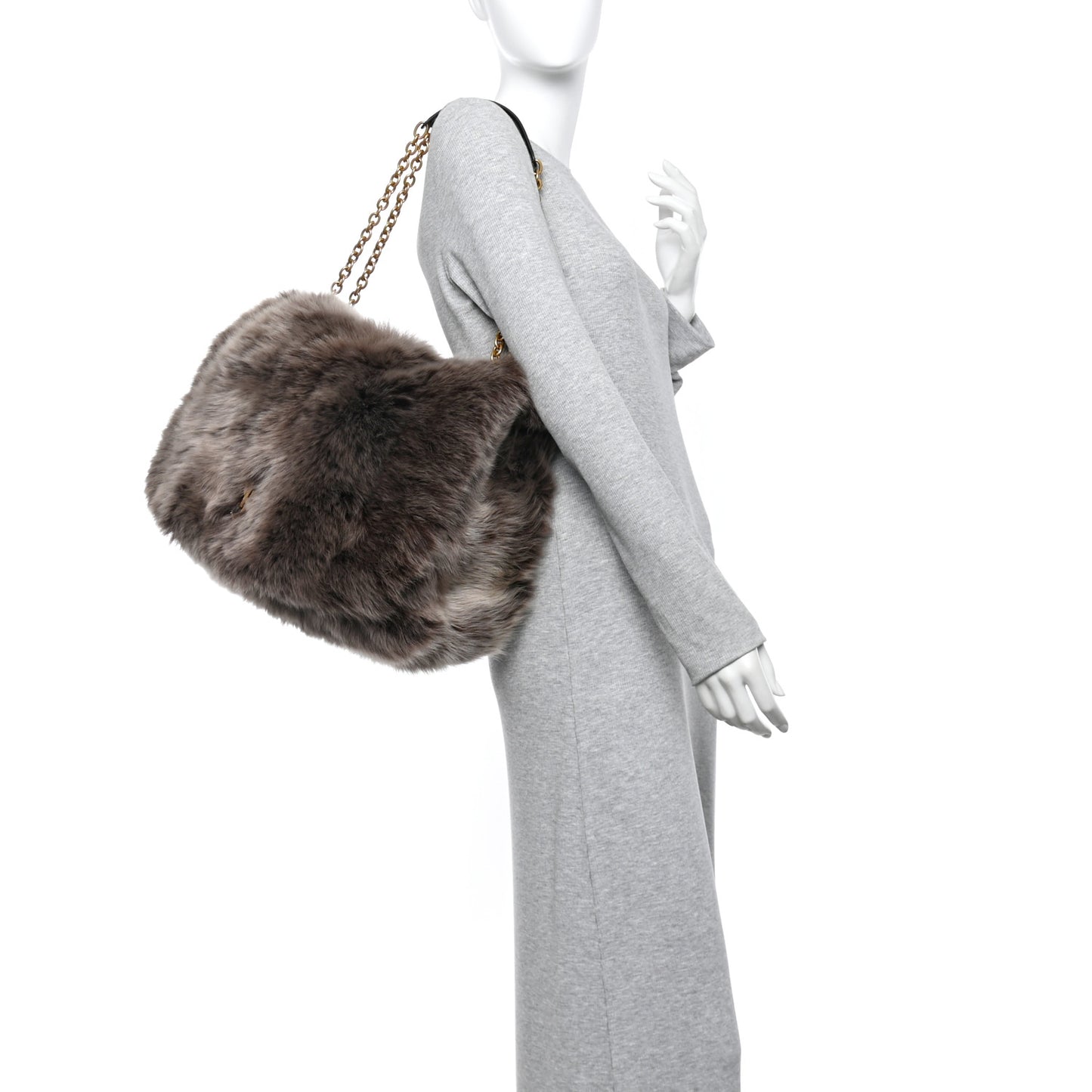 Fur Shearling Giant Jamie Dark Brown