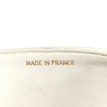 Chanel Lambskin Quilted Medium Double Flap White 8 of 17