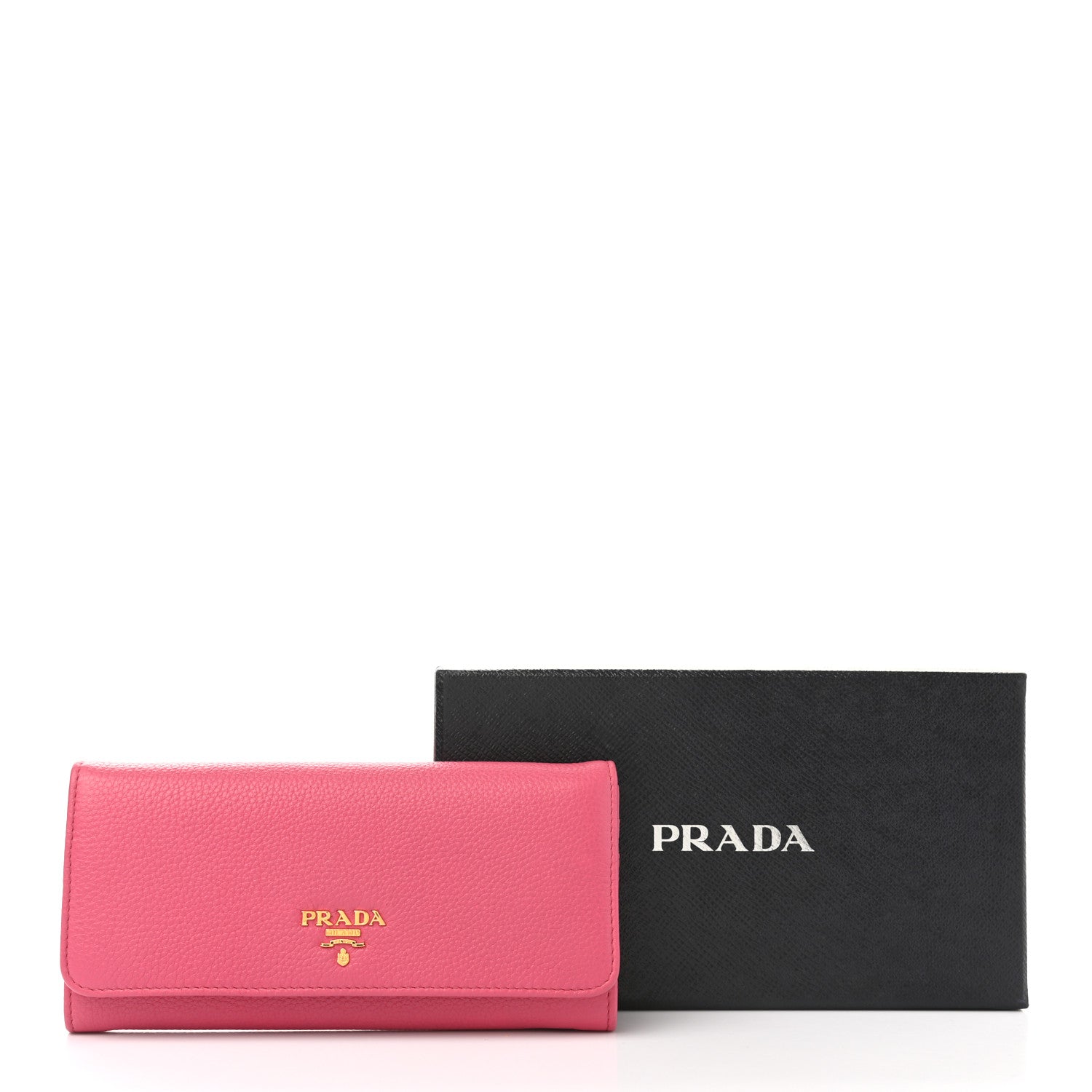 Prada Vitello Phenix Continental Flap Wallet Peonia 9 of 9