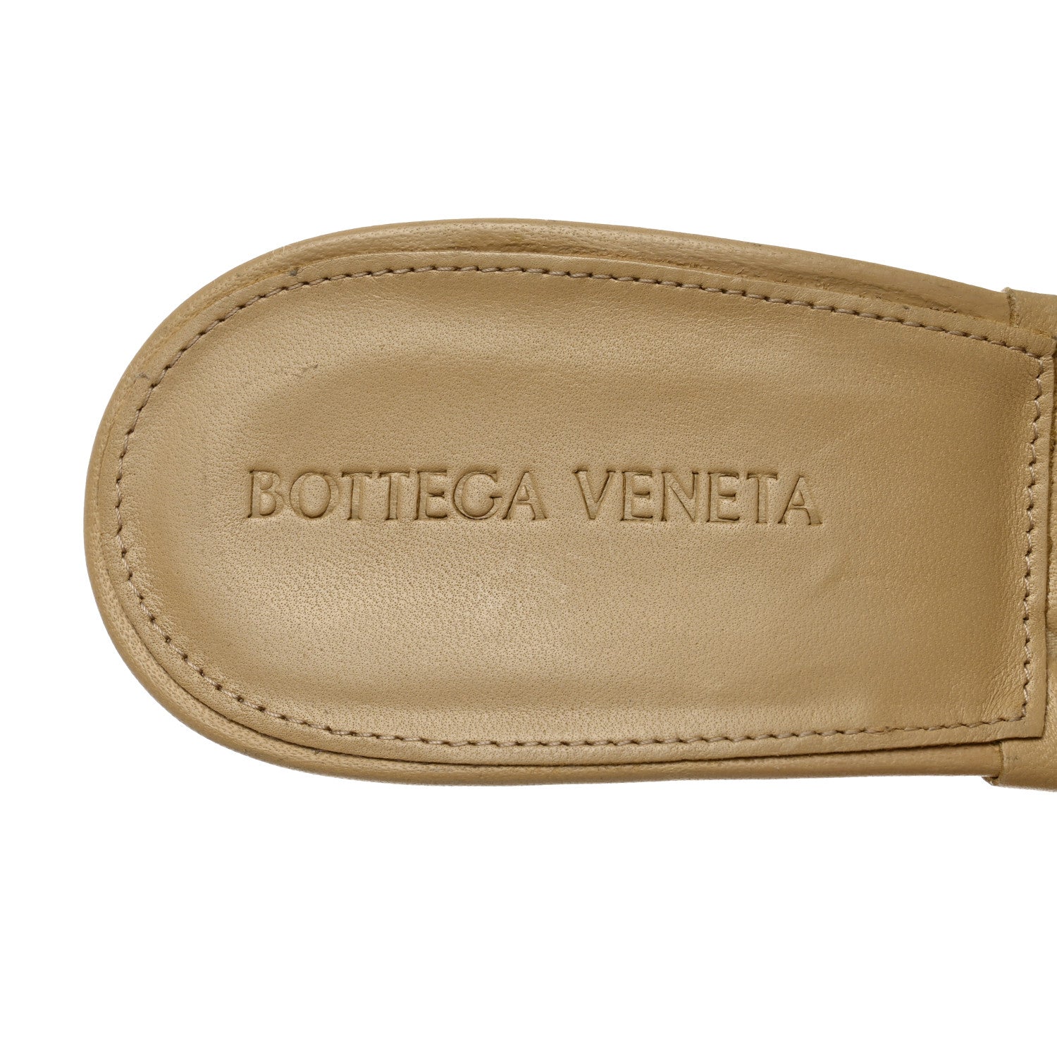 Bottega Veneta Nappa Quilted Rubber Lido Mule Sandals 41 Cane Sugar 6 of 7