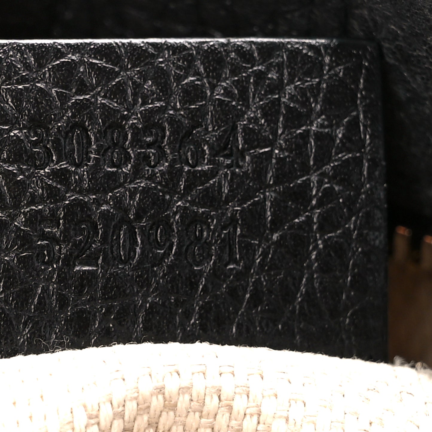Pebbled Calfskin Small Soho Disco Bag Black