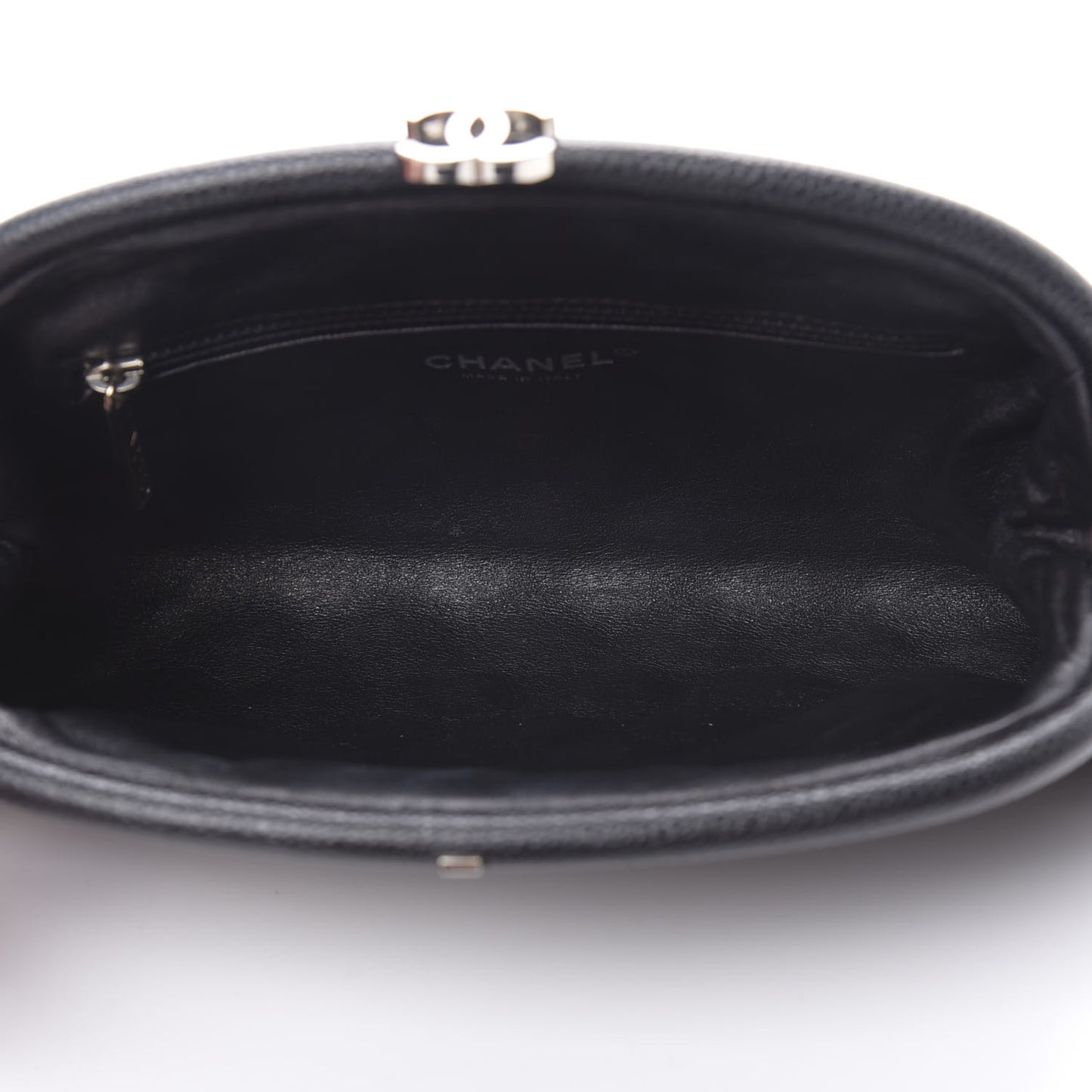 Caviar Quilted Timeless Clutch Black