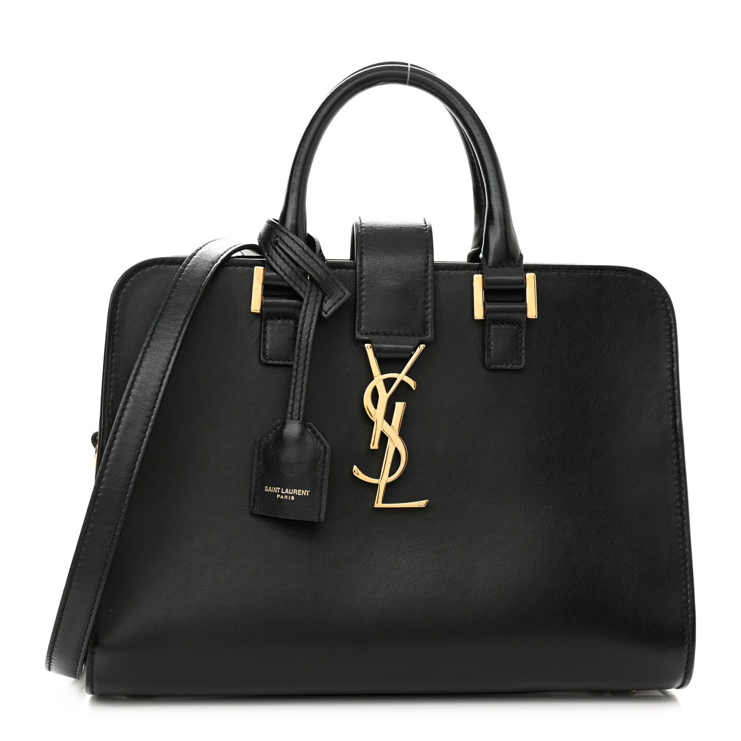 Calfskin Monogram Baby Cabas Black