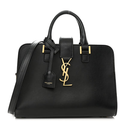 Saint Laurent Calfskin Monogram Baby Cabas Black 1 of 11