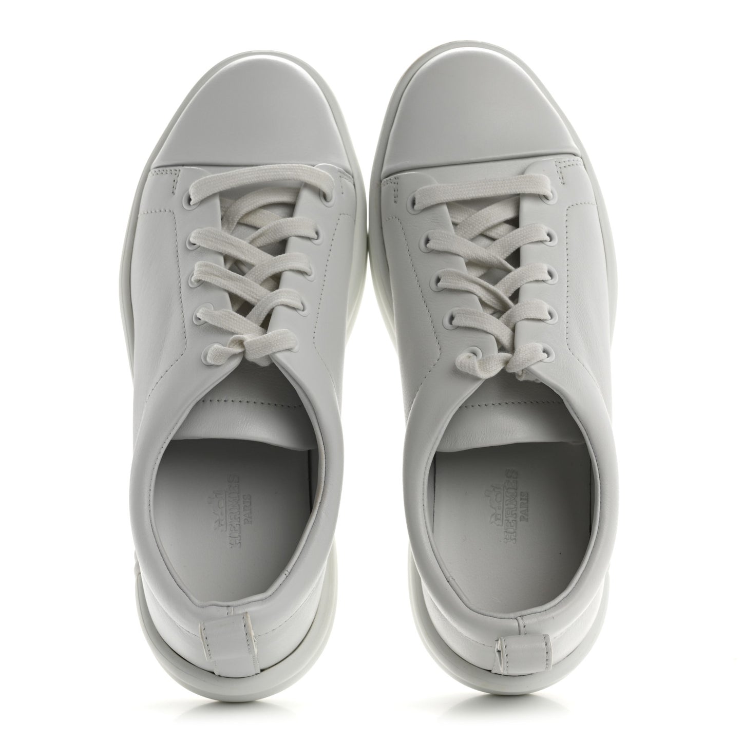 Calfskin Womens Happy Sneakers 37 White