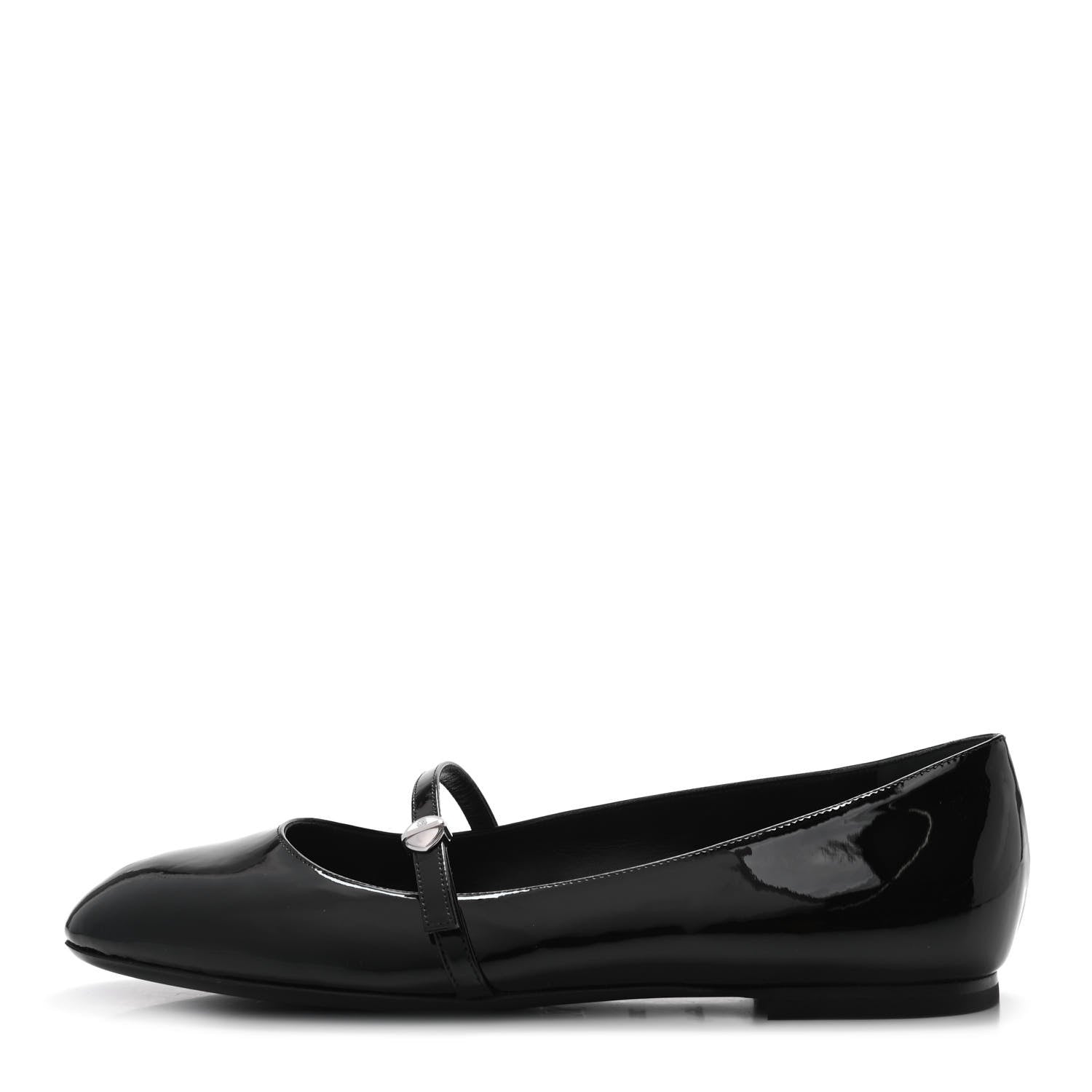 Louis Vuitton Patent Uniformes Ballerina Flat 38.5 Black 1 of 7