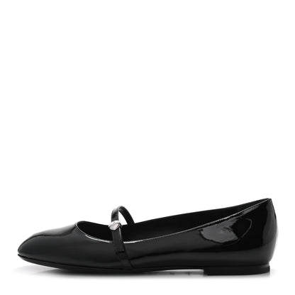 Louis Vuitton Patent Uniformes Ballerina Flat 38.5 Black 1 of 7