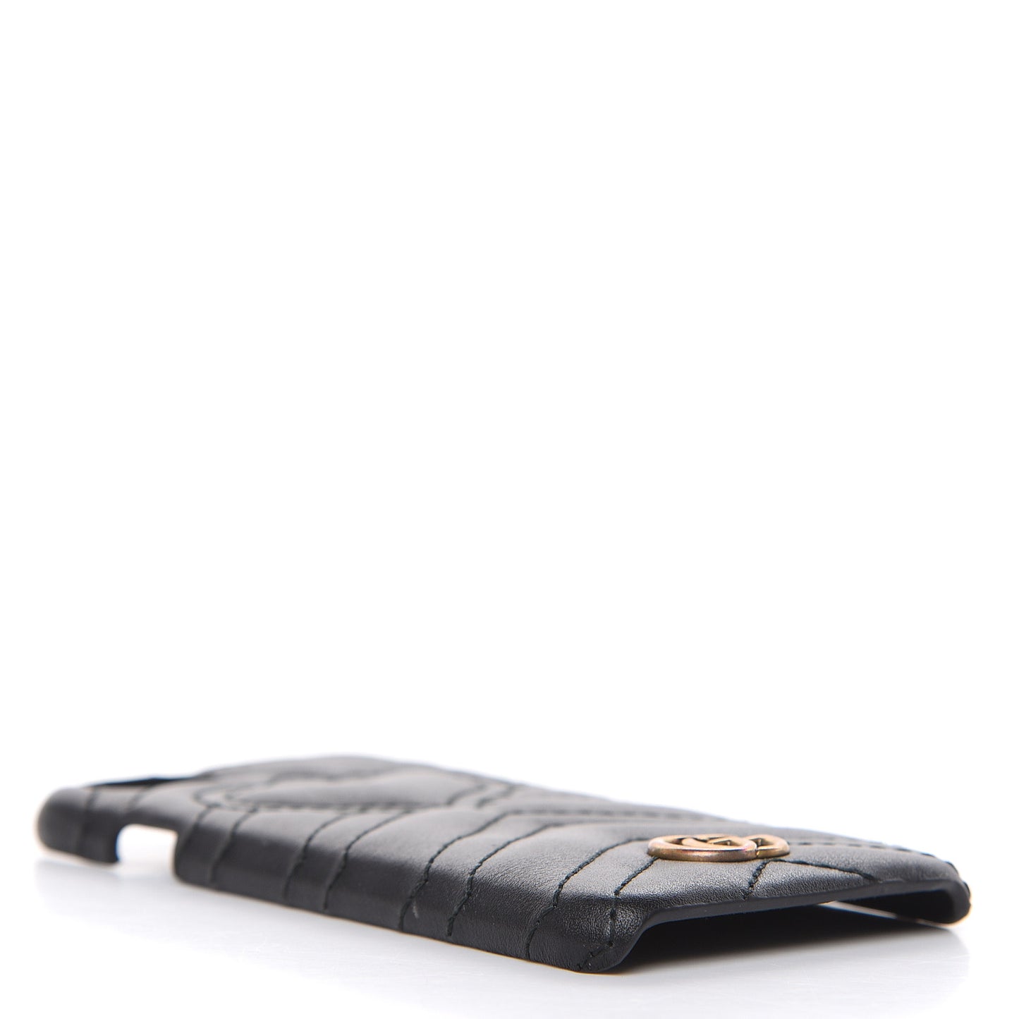Calfskin Matelasse Marmont iPhone 7 Case Black