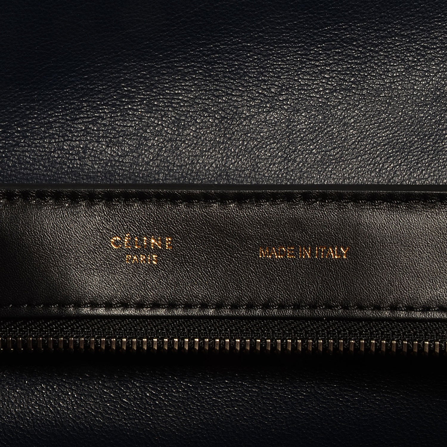 Celine Textured Calfskin and Suede Medium Trapeze Tri-Color Sand 6 of 7
