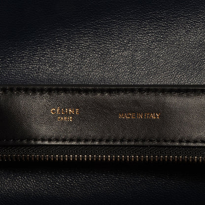 Celine Textured Calfskin and Suede Medium Trapeze Tri-Color Sand 6 of 7