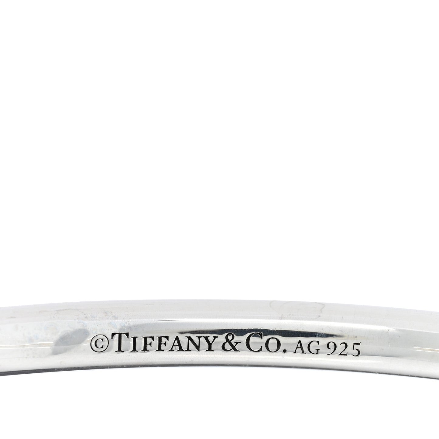Sterling Silver Return to Tiffany Narrow Circle Edge Cuff Bracelet