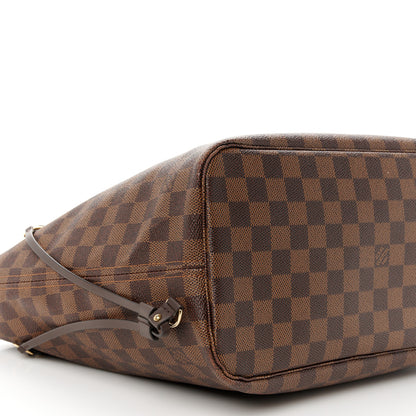 Louis Vuitton Damier Ebene Neo Neverfull MM Rose Ballerine 15 of 16