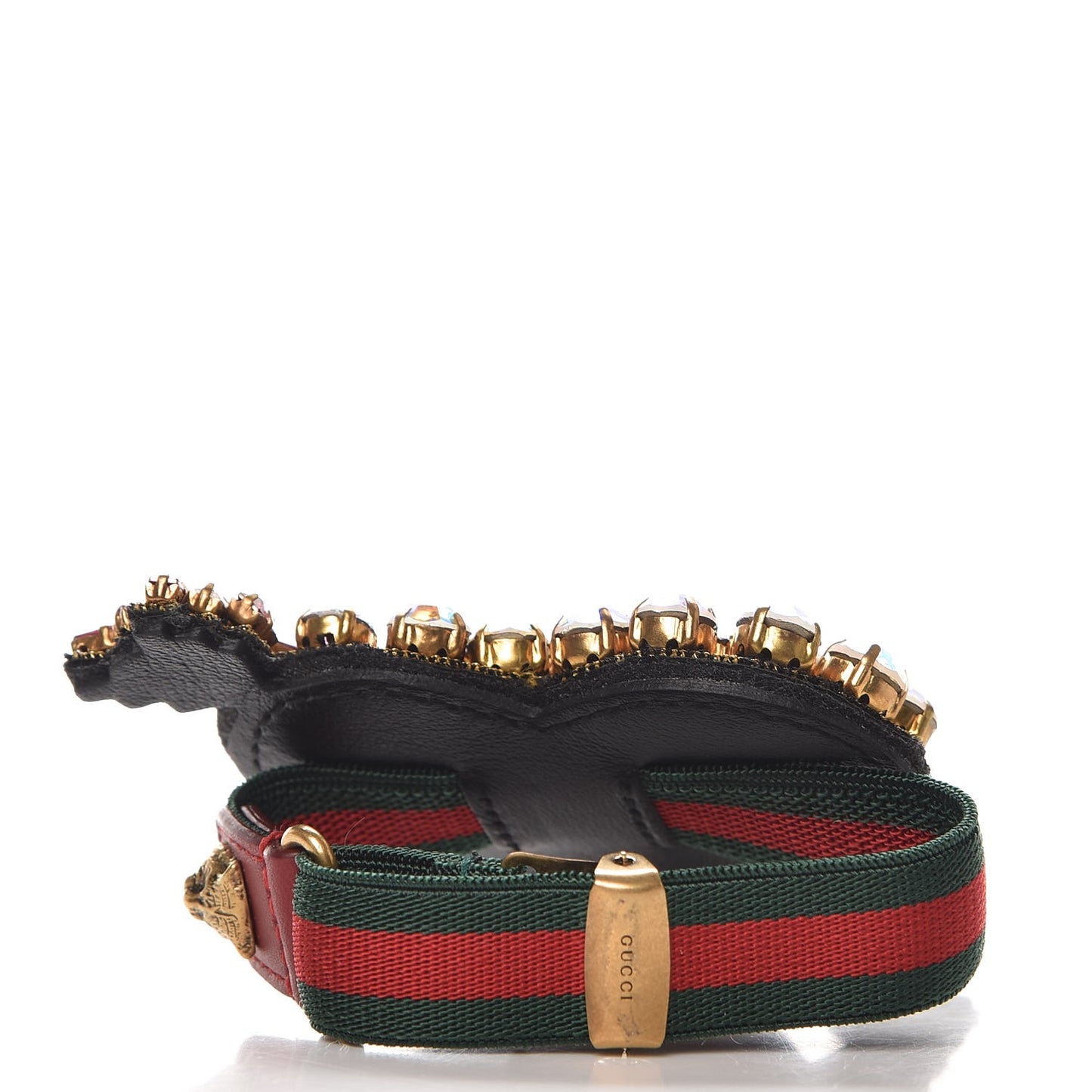 Web Crystal Heart Bracelet