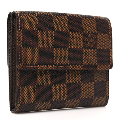 Louis Vuitton Damier Ebene Elise Wallet 3 of 8