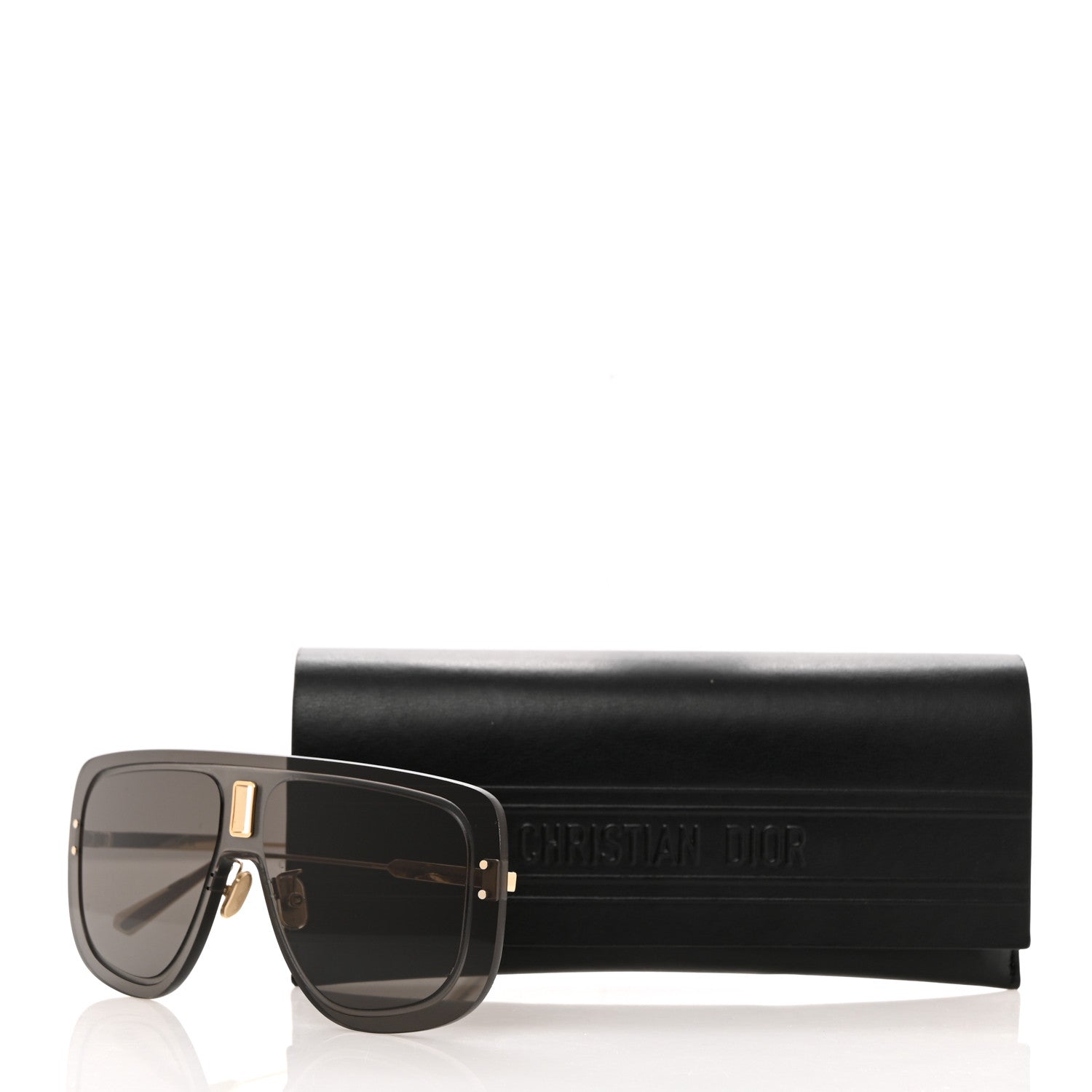 Christian Dior UltraDior Mask Sunglasses Gold Grey 8 of 8