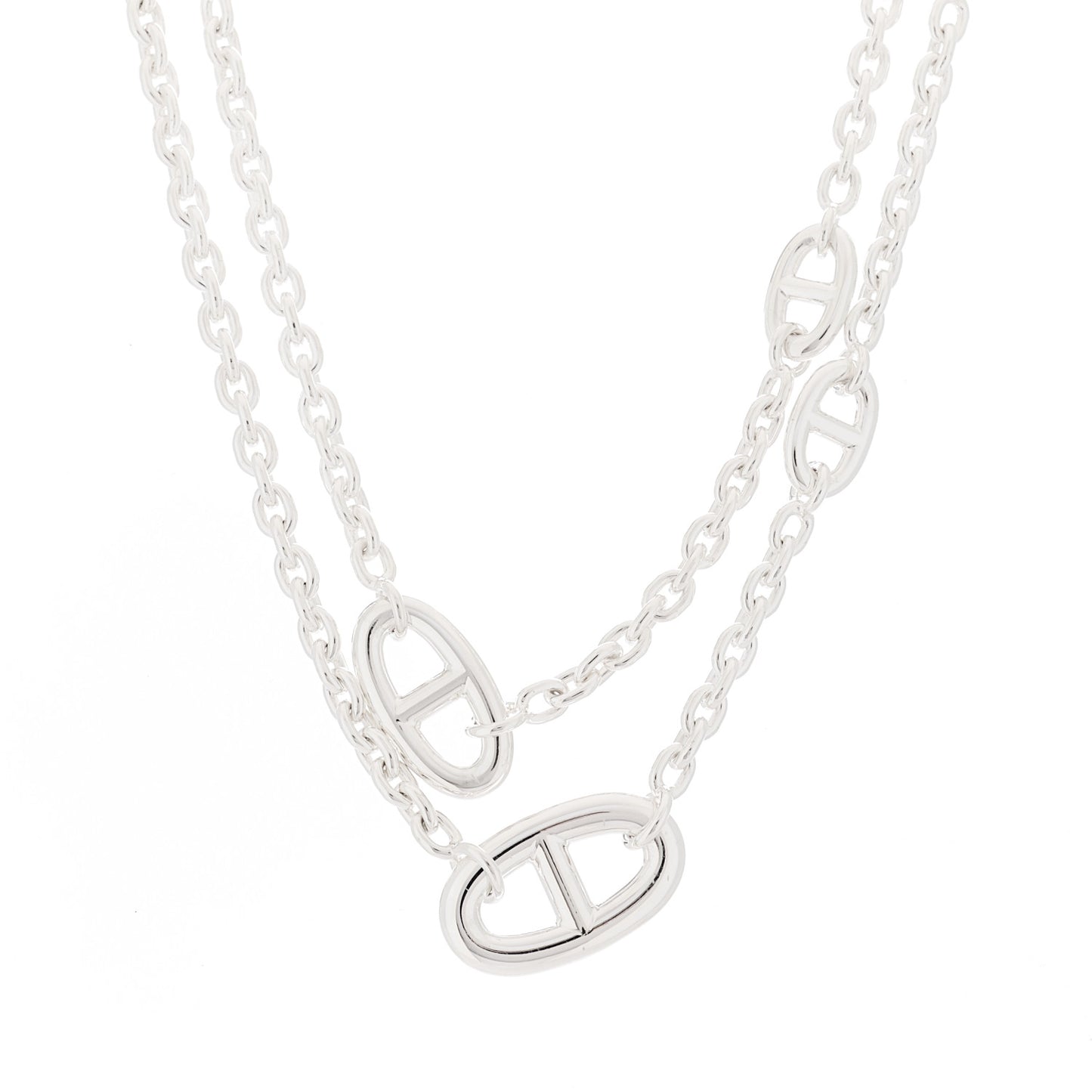 Sterling Silver Farandole Necklace 80