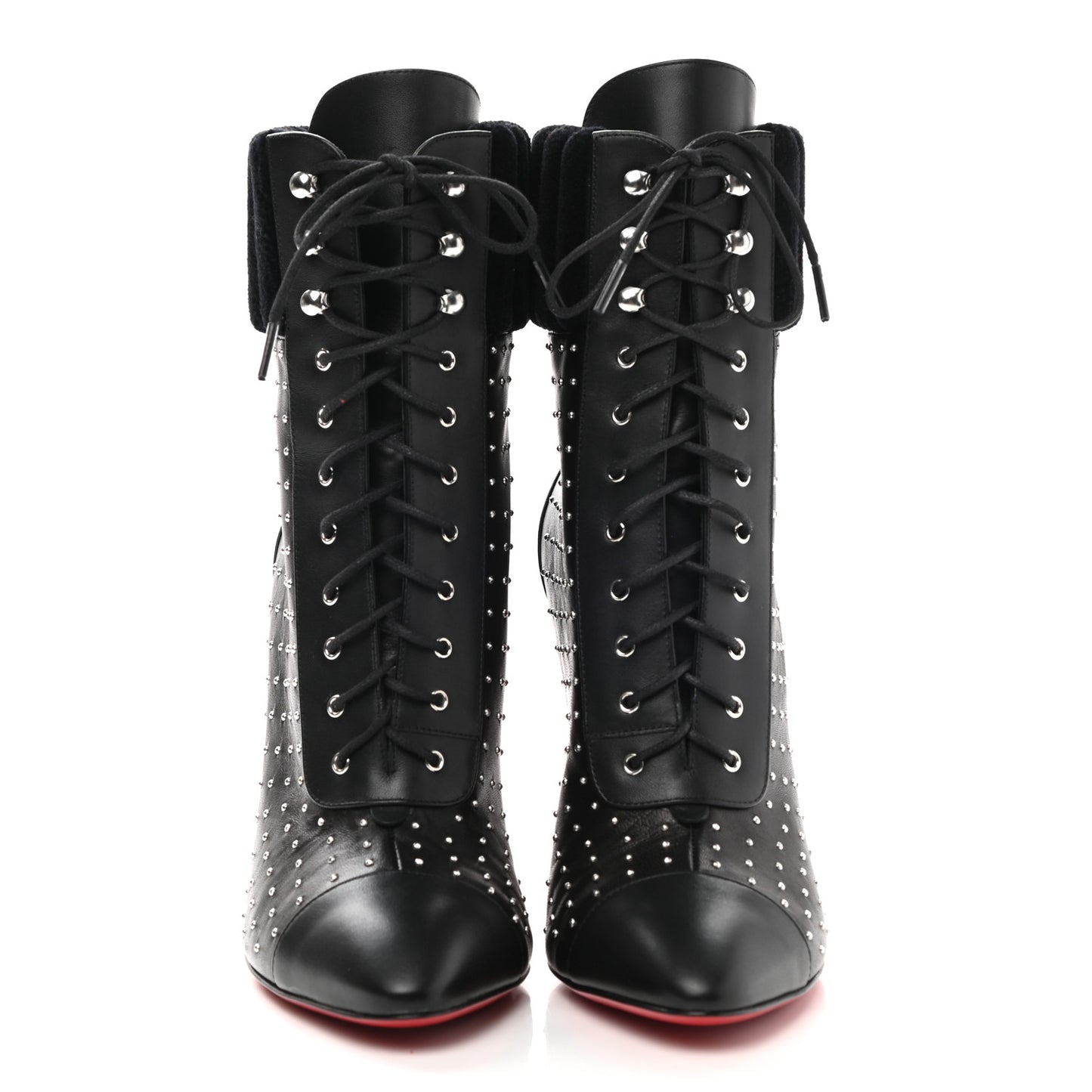Calfskin Studded Dakita 100 Booties 37 Black