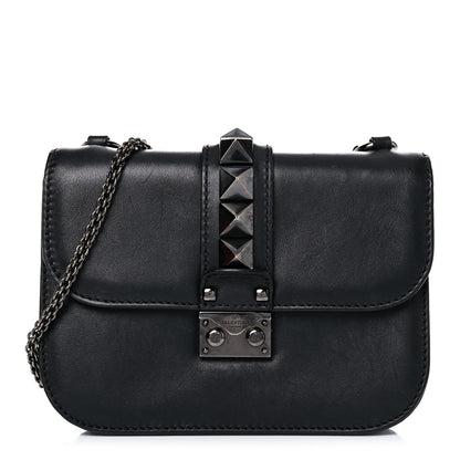 Valentino Garavani Vitello Small Glam Lock Rockstud Flap 1 of 22