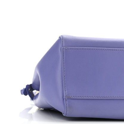 Fendi Nappa Mini Peekaboo Iconic Satchel Viola Cassis 9 of 11
