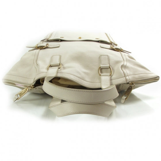 Large Downtown Tote Ivory
