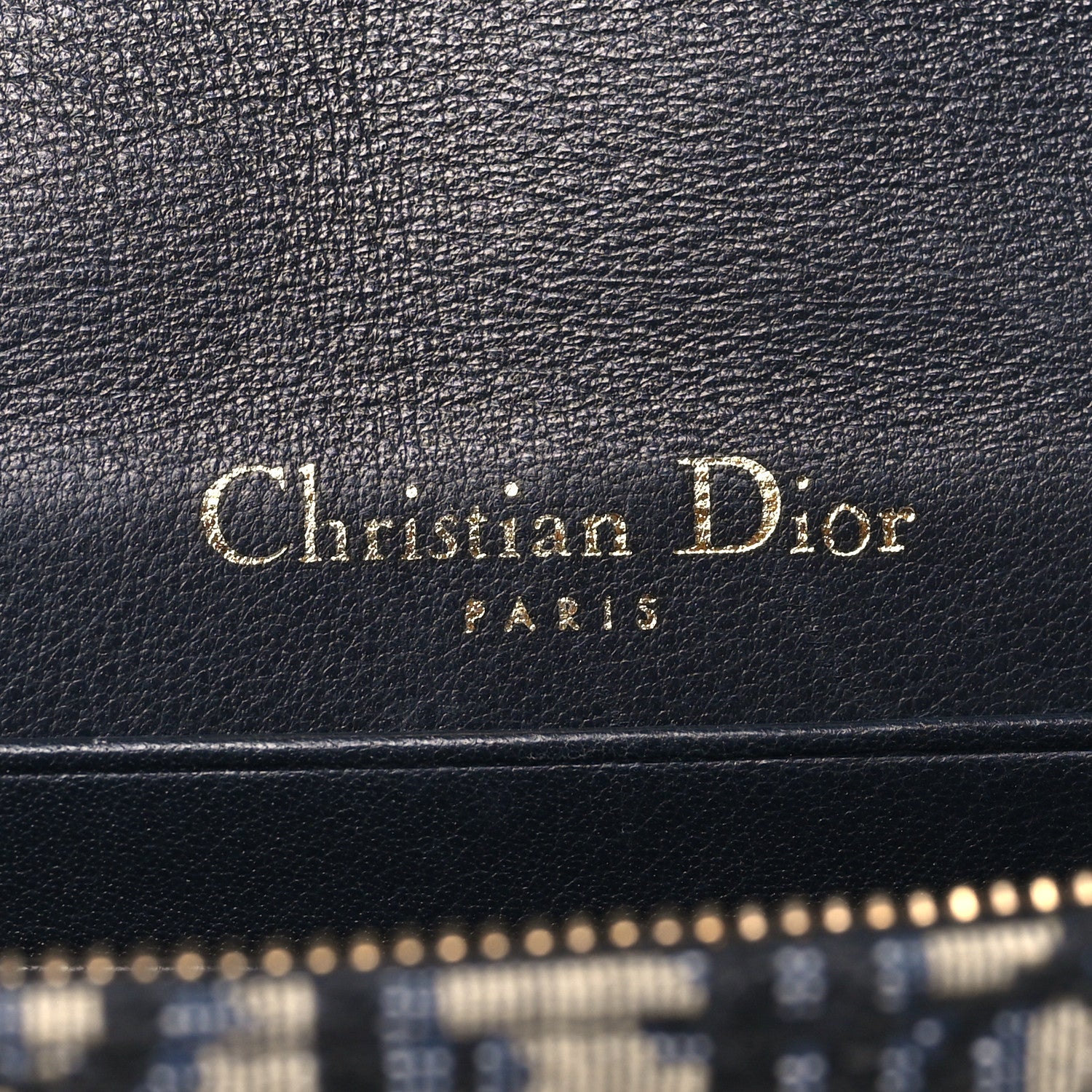 Christian Dior Oblique Saddle Belt Bag Blue 6 of 10