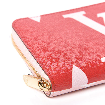 Louis Vuitton Monogram Giant Zippy Wallet Rouge Rose 6 of 14