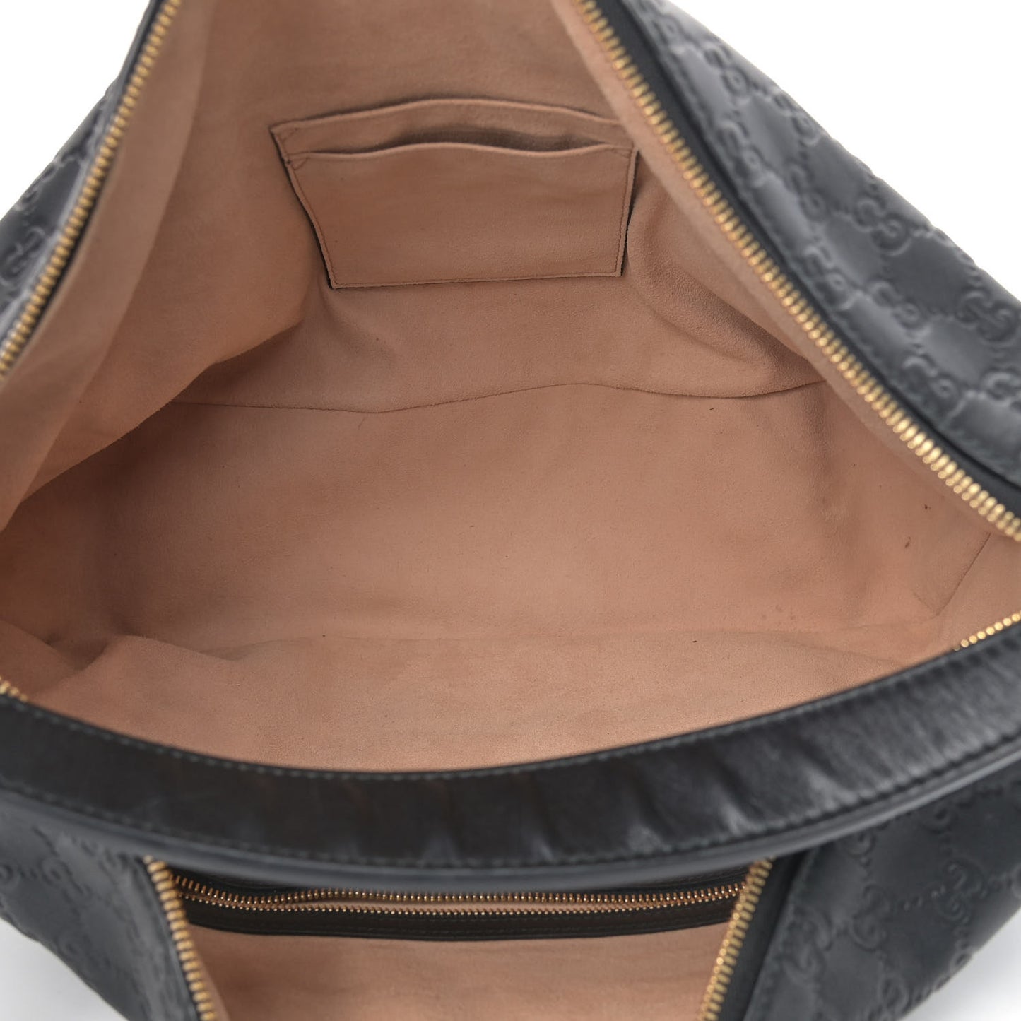 Guccissima Signature Large Linea A Hobo Black