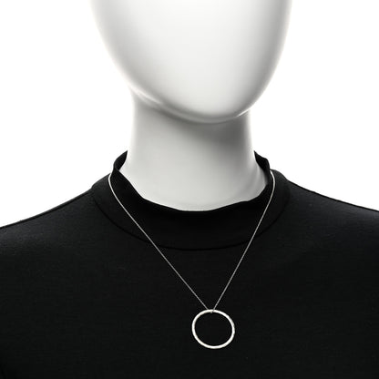 Tiffany Sterling Silver Paloma's Melody Circle Pendant Necklace 2 of 4