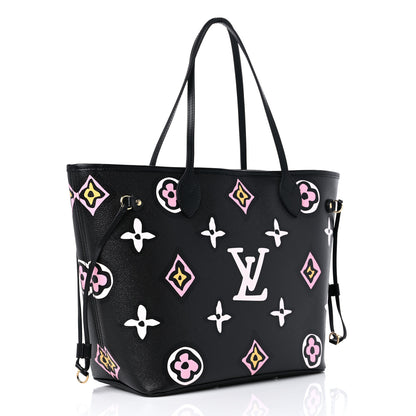 Louis Vuitton Monogram Giant Wild At Heart Neverfull MM Black 3 of 9