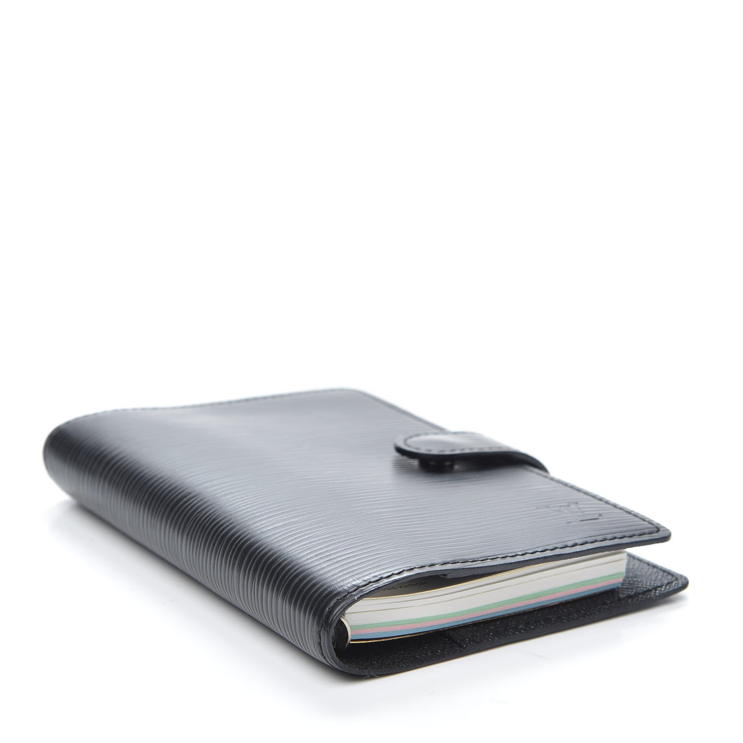 Louis Vuitton Epi Small Ring Agenda Cover Black 4 of 9