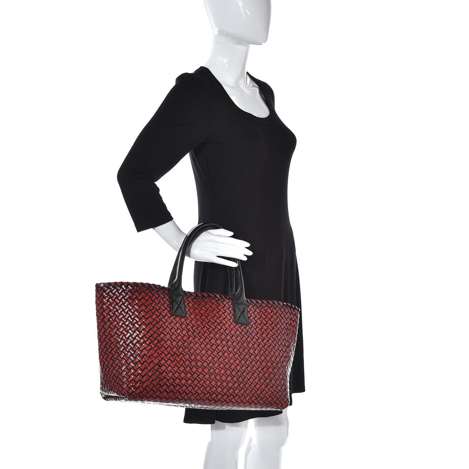 Bottega Veneta Spazzolato Intrecciato Medium Cabat Fever 2 of 7